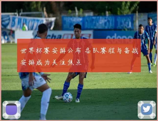 世界杯赛安排公布 各队赛程与备战安排成为关注焦点